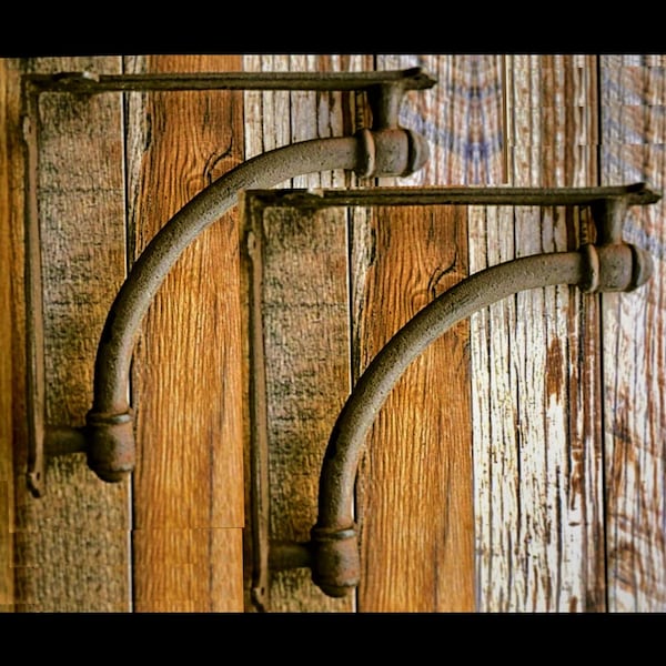 Soporte de hierro fundido, soportes para estantes, soporte, soportes, se venden por separado, soportes de 9,5", soportes de 7", soportes de 5,5", soportes de 4"