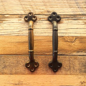 Handle, Pull, SOLD INDIVIDUALLY, Door Handle, Garage Door Handle, Door Pull, Gate, Rustic, Door, Drawer, Barn, Gate Handle, ** SET of 2 **