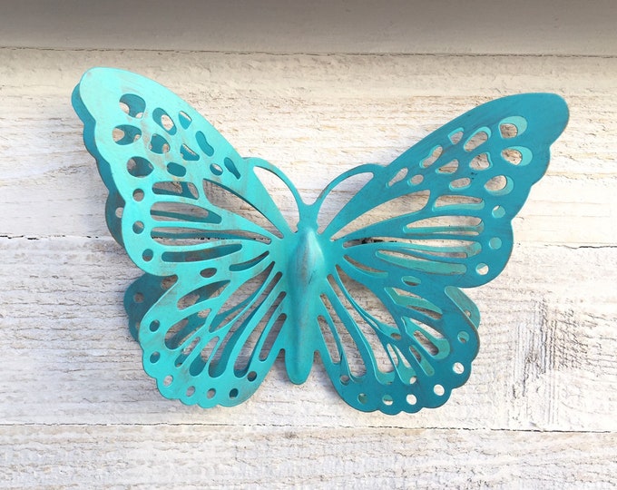 Metal Butterfly Wall Decor Butterfly Wall Decor Gift Etsy