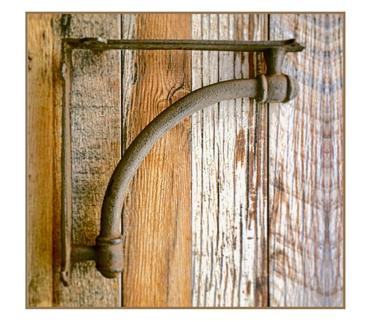 Big Shelf Support Rustic Farmhouse Brackets Heavy Duty Etsy
