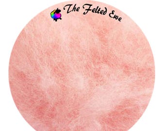 Needle Felting Maori Wool Batt / FB12 Powder Puff Maori Wool Fluffy Batt - Sold per 1 oz.