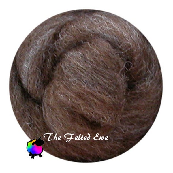 Needle Felting Wool Roving / NR14 Moxy Mink Carded Wool Roving - Sold per 1 oz.
