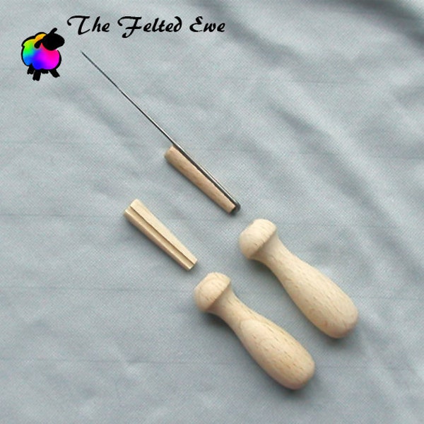 Felting Needle Holder - Wooden Single Felting Needle Holder