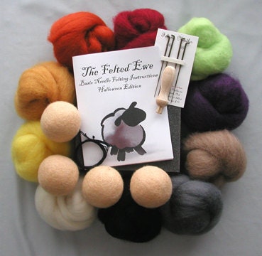 Halloween Needle Felting Kit - Four Purls Yarn Shop