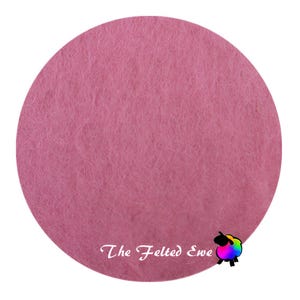 CB11 Antique Rose Needle Felting Wool Batt: Dusty Rose Carded Tyrolean Fiber 1 oz