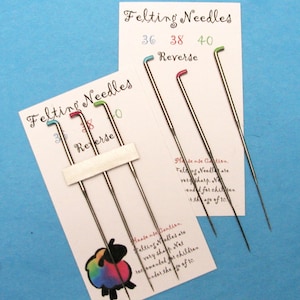 Reverse Barb Felting Needles
