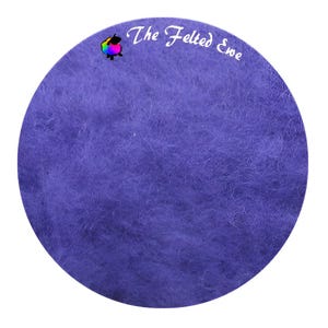 FB59 African Violet Maori Wool Batt: Needle Felting Fiber - DHGShop Violet 1 oz