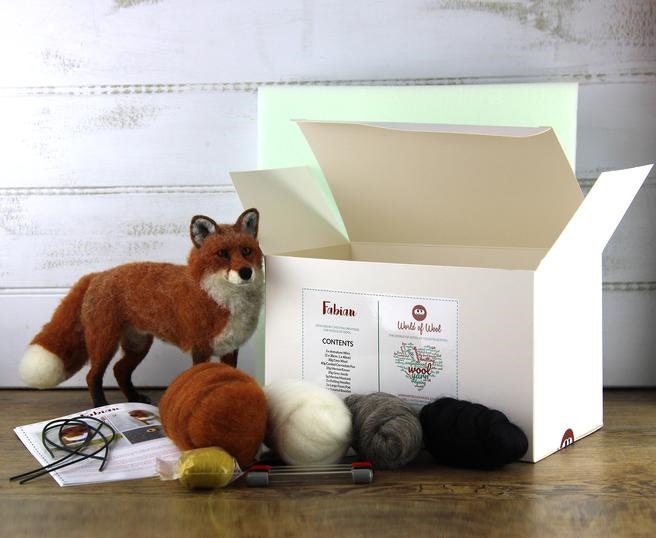 Needle Felting Kit - Fabian the Fox from World of Wool - Needle Felte…
