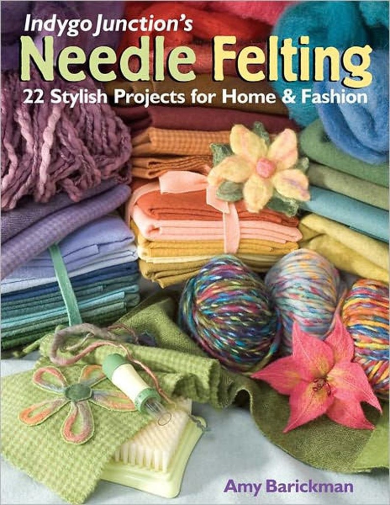 Needle Felting Book / Indygo Junction's Needle Felting Etsy