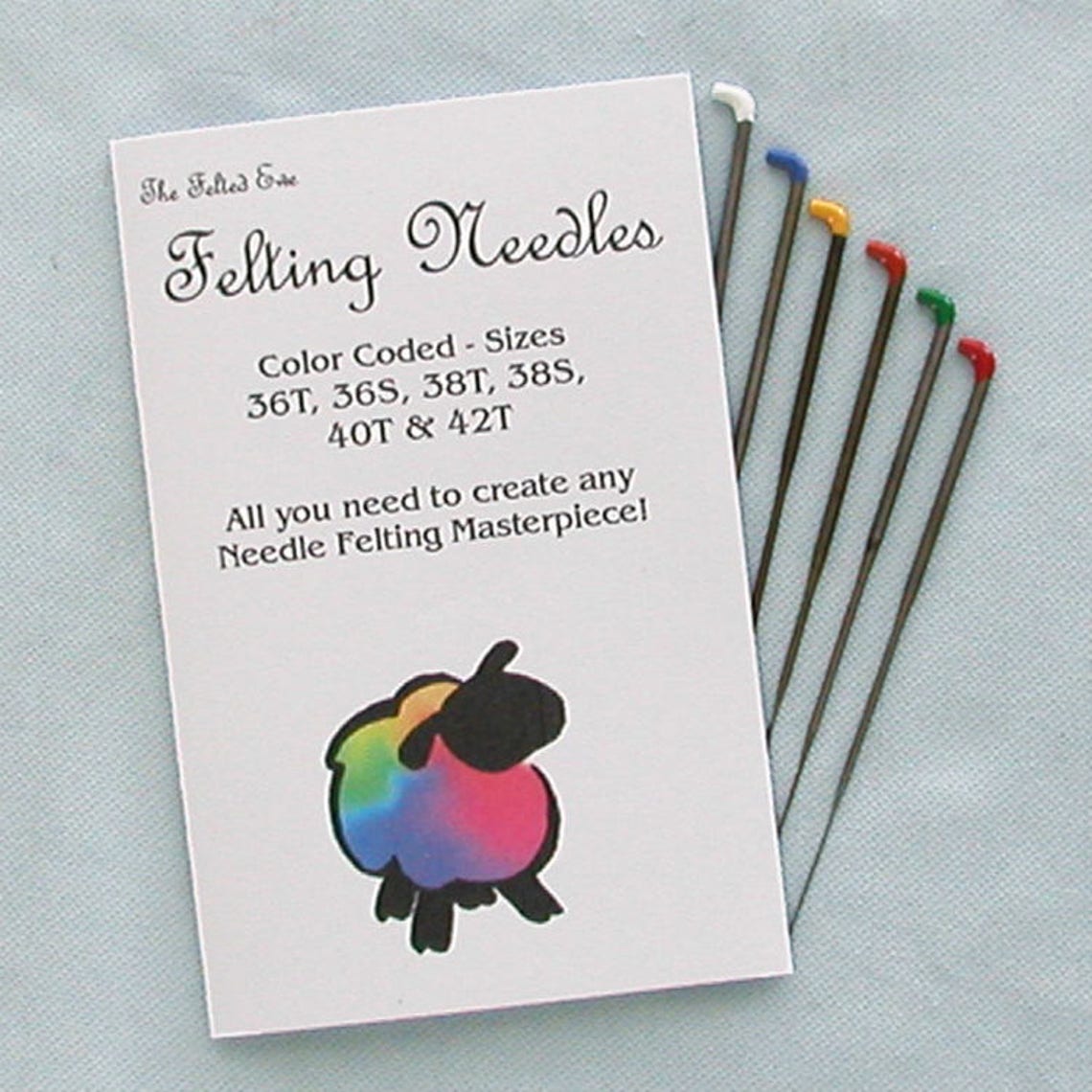 Felting Needles Pack of 6 Color Coded Felting Needles in Etsy