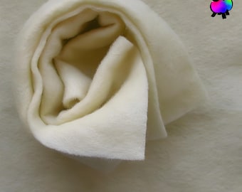 Natural 100% Merino Wool Prefelt Sheet 9" x 12"