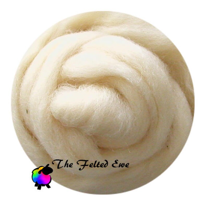 Needle Felting Wool Roving / NR4 Au Natural Carded Wool Roving Etsy