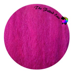 HFB52 Lollipop Needle Felting Wool Batt: USA Merino & Suffolk Blend 1 oz