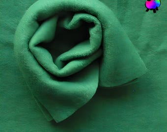 Green 100% Merino Wool Prefelt Sheet 9" x 12"