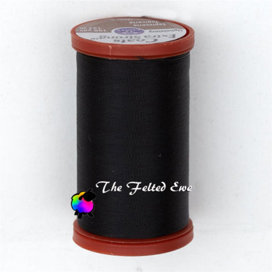 Heavy Duty Sewing Thread Upholstery Thread Coats & Clark in Black