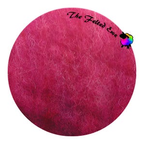 HFB34 Carnival Needle Felting Wool Batt: USA Merino & Suffolk Blend 1 oz