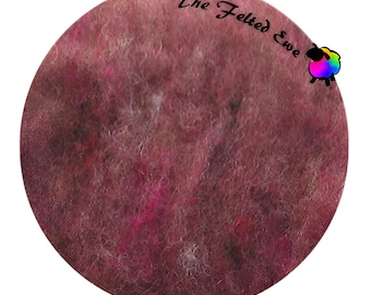 HFB33 Needle Felting Wool Batt: USA Merino & Suffolk Blend 1 oz