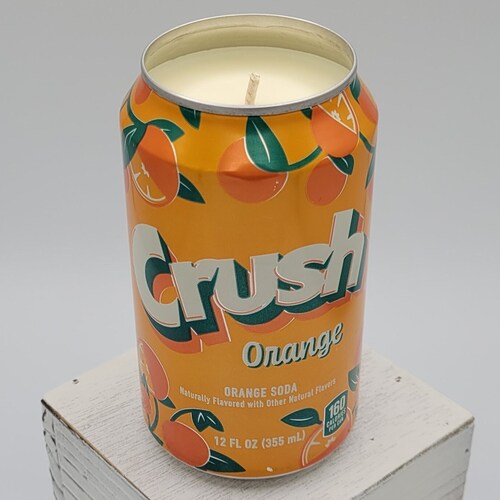 Orange Soda Can Candle You Choose The Scent And Can You Want Etsy India