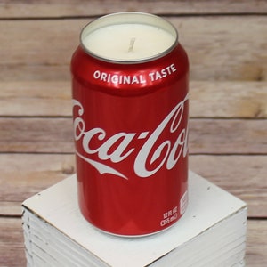 Soy Candle Coke Coca-Cola Can Soy Candle with Cola Scent Hand Poured Soda Pop Can Candle image 6