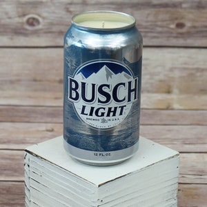 Soy Candle Busch Light Can Soy Candle with Custom Scent or Fragrance in 12 oz Aluminium Can image 3