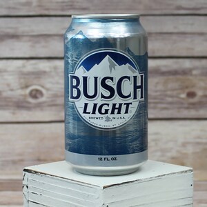 Soy Candle Busch Light Can Soy Candle with Custom Scent or Fragrance in 12 oz Aluminium Can image 2