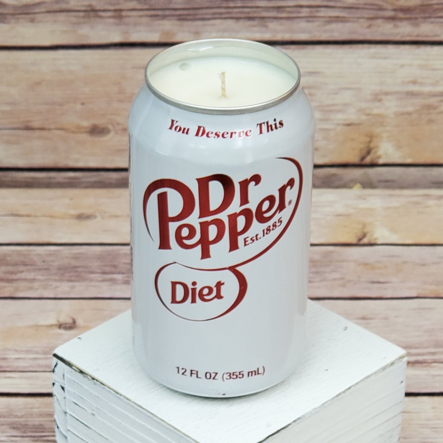 Soy Candle Diet Dr Pepper Soda Can Soy Candle With Dr Pepper Etsy