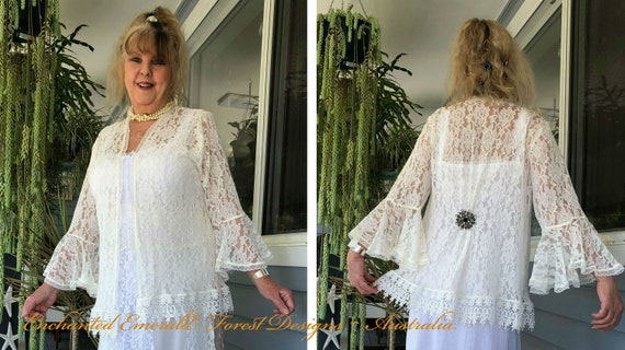 lace jacket plus size