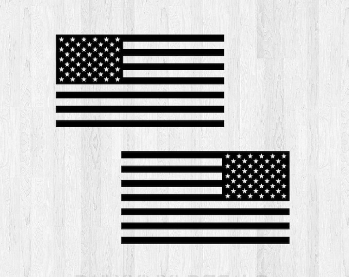 american flag shirt decal