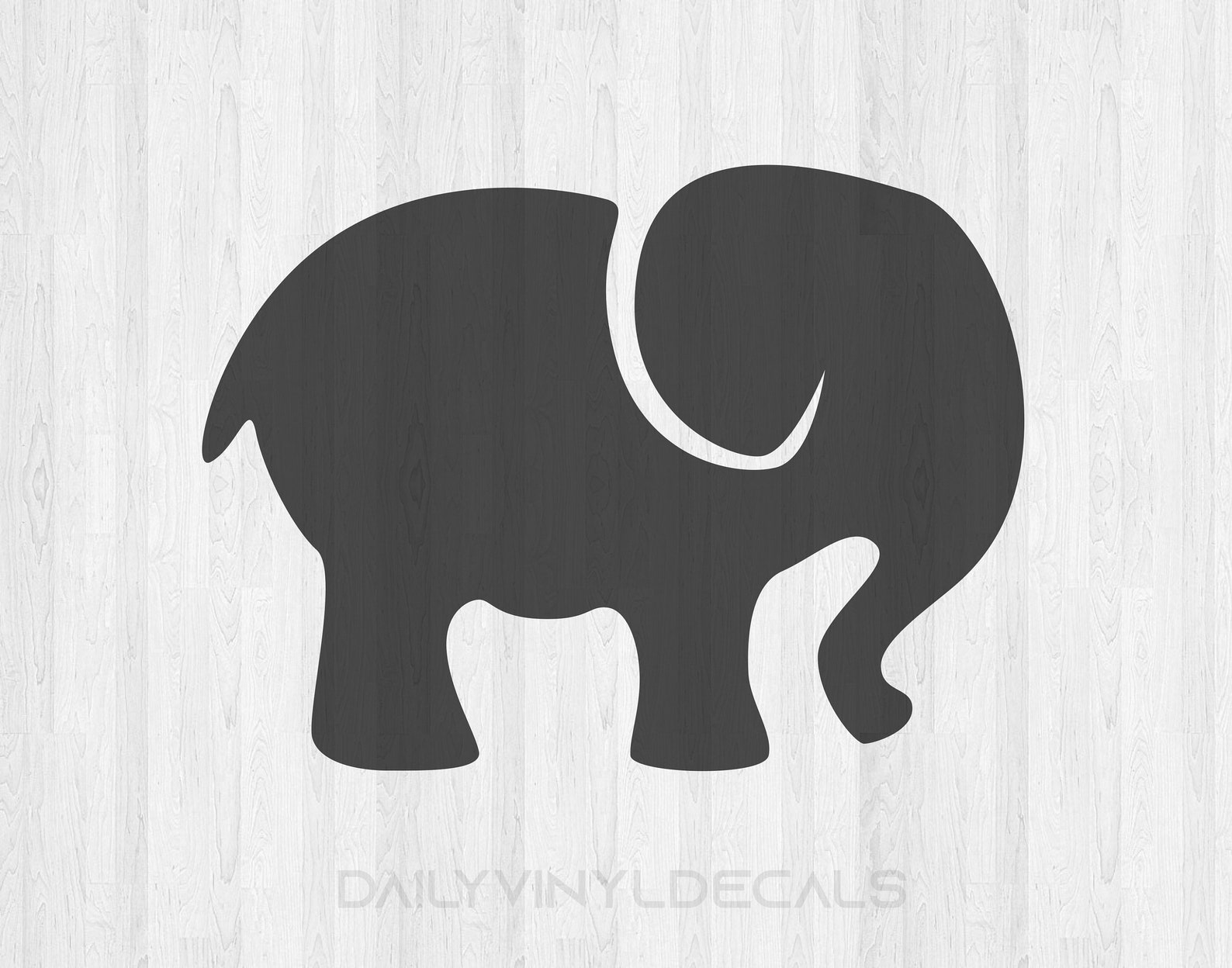 Elephant Decal Elephant Sticker Animal Decals Animal Sticker Etsy