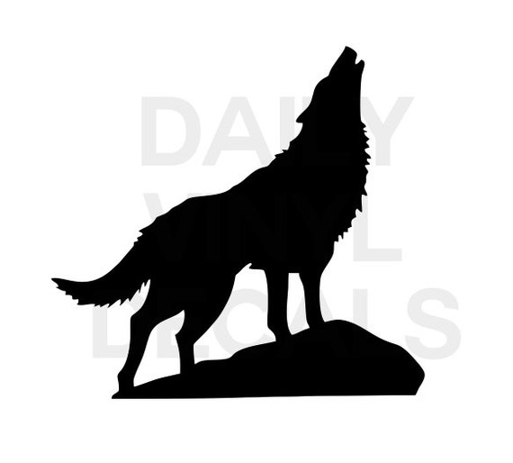 Howling Wolf Vinyl Decal Choose Size Color Wolf Vinyl Etsy Howling Wolf Vinyl Decal Choose Size Color Wolf Vinyl Etsy