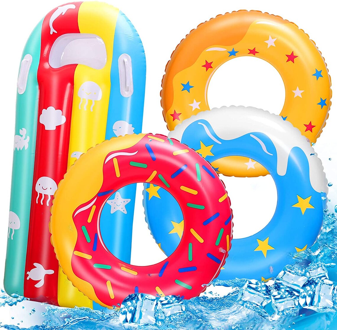 Inflatable Pool Float 4 Pack Etsy