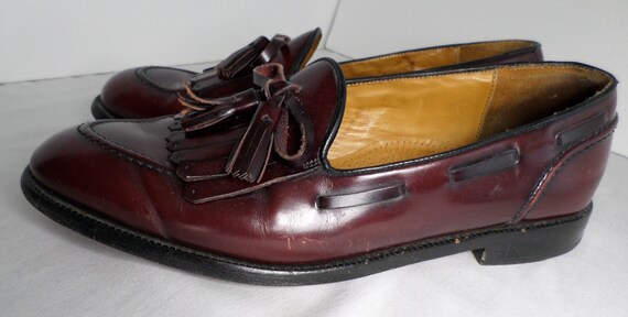 Vtg Handmade Loafers Cole Haan Ltd Edition HORWEEN Leather  display picture 3