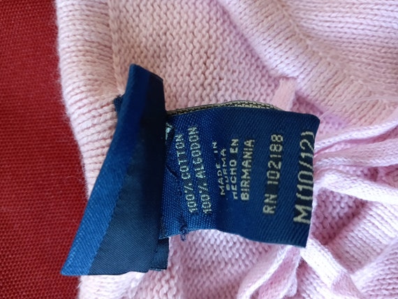 Vtg Y2K Girls' Sweater Duckhead Brand 100% COTTON… - image 5