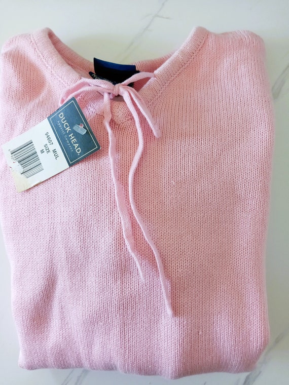 Vtg Y2K Girls' Sweater Duckhead Brand 100% COTTON… - image 3