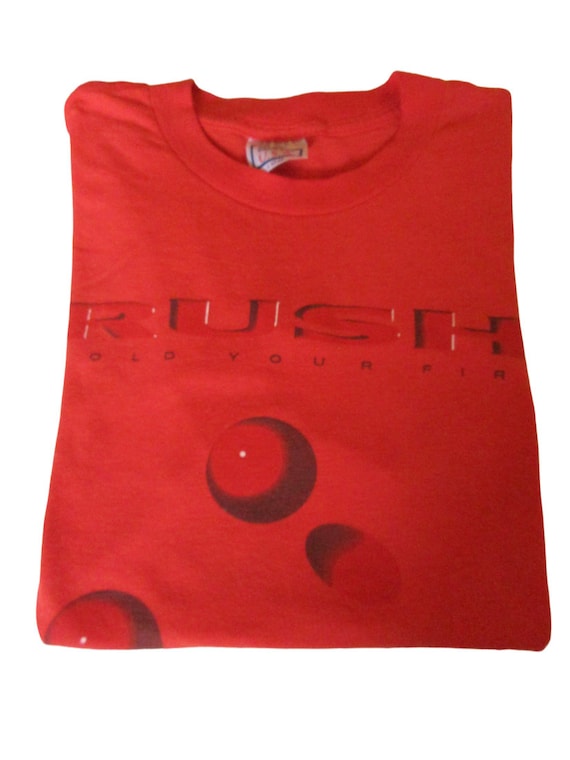 Vintage RUSH T Shirt 1987 Original 1987 Rock Band… - image 10