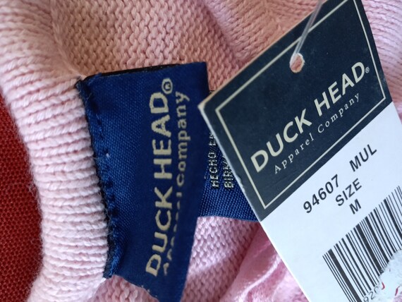 Vtg Y2K Girls' Sweater Duckhead Brand 100% COTTON… - image 4