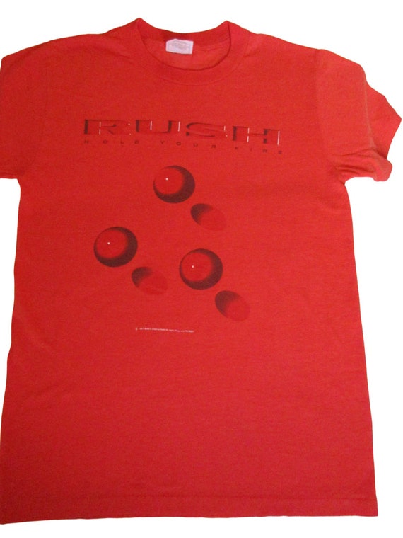 Vintage RUSH T Shirt 1987 Original 1987 Rock Band… - image 3