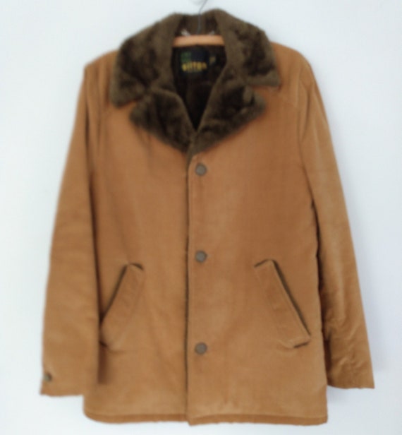 Vtg 60s SILTON Coat Corduroy Jacket Men's Sz 40 Rancher