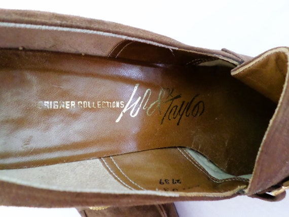 1960s Newton Elkin / Lord & Taylor Suede Loafers … - image 9