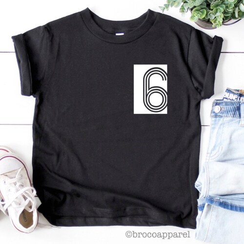6th Birthday Shirt Im 6 Shirt Birthday Boy Shirt Six Etsy
