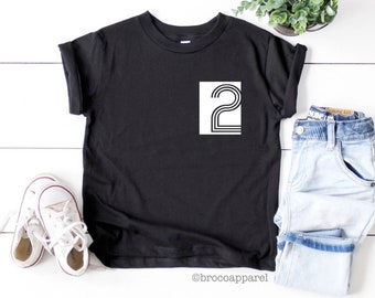 Two Birthday Shirt Boy | 2nd Birthday Toddler Tee