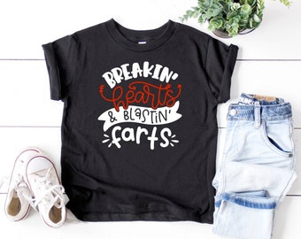 Breakin Hearts Shirt, Boys Heart Breaker, Funny Valentines Tee, Boys Valentine Shirt, Valentines Day Tee, Valentine Boy Shirt, Valentine Tee
