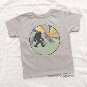 Believe In Bigfoot Shirt, Kids Bigfoot Shirt, Toddler Bigfoot Shirt, Sasquatch Shirt, Youth Bigfoot Shirt, Funny Camping Shirt Heather Stone