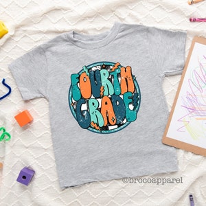 Fourth grade Shirt, Back To School Shirt, First Day Of School Shirt, 4th Grader Shirt, Boys School Shirt, Boys 1st Day Shirt
