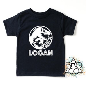 3rd Birthday Trex Shirt, Dinosaur Birthday Tee