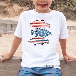 Patriotic Fish Shirt 