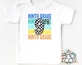 Camiseta de 9.º grado / Camiseta de primer año de la promoción de 2030