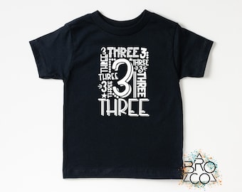 Three Birthday Shirt, 3rd Birthday Shirt, Boys 3rd Birthday, Im Three Shirt, Third Birthday Shirt, Im 3 Shirt, 3rd Birthday Party