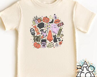 Kids Halloween Shirt | Retro Halloween | Halloween Shirt Boy | Boys Spooky Shirt | Kids Boo Shirt | Toddler Halloween Tee