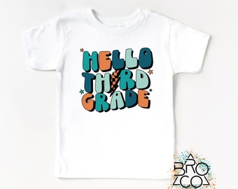 Back To School Shirt | 3rd Grade Shirt | Boys School Shirt | Third Grade Boy | First Day Of School | 3rd Grade Boy Shirt